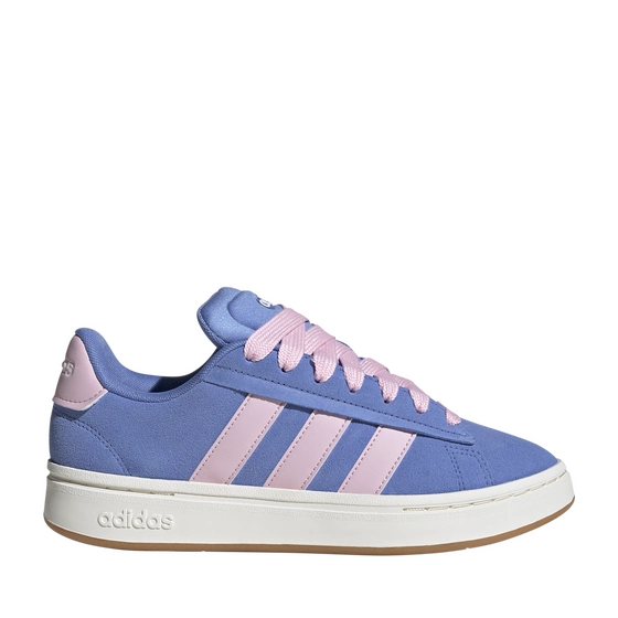 Baskets BLEU Femme CUIR motif Uni Lacets                                                                                                     ADIDAS