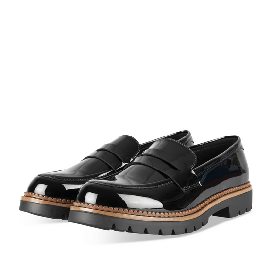 Mocassins NOIR Femme motif Vernis A enfiler                                                                                                     PHILOV