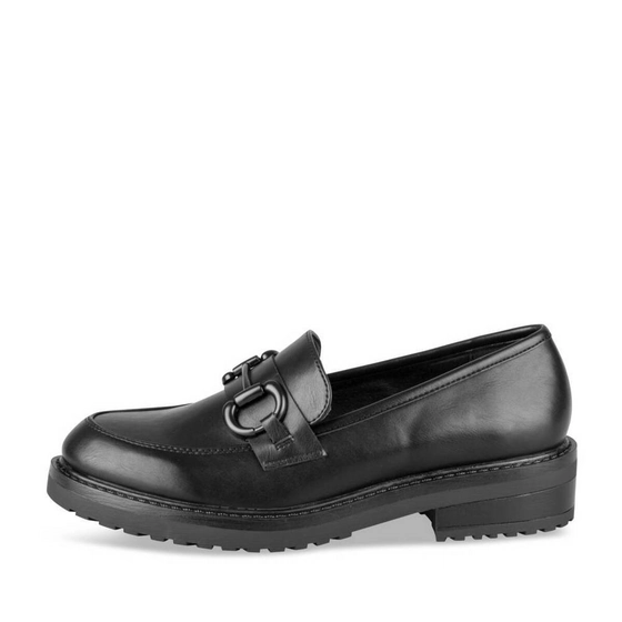 Mocassins NOIR Femme motif Chaîne A enfiler                                                                                                     MERRY SCOTT