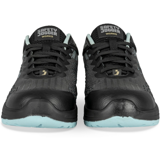 Chaussures de sécurité NOIR Femme motif Uni A enfiler                                                                                                     SAFETY JOGGER