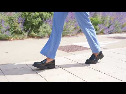 Mocassins NOIR Femme motif Uni A enfiler                                                                                                     MERRY SCOTT