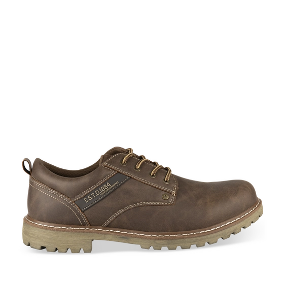 Mocassins Marron Homme motif Uni Lacets                                                                                                     DENIM SIDE