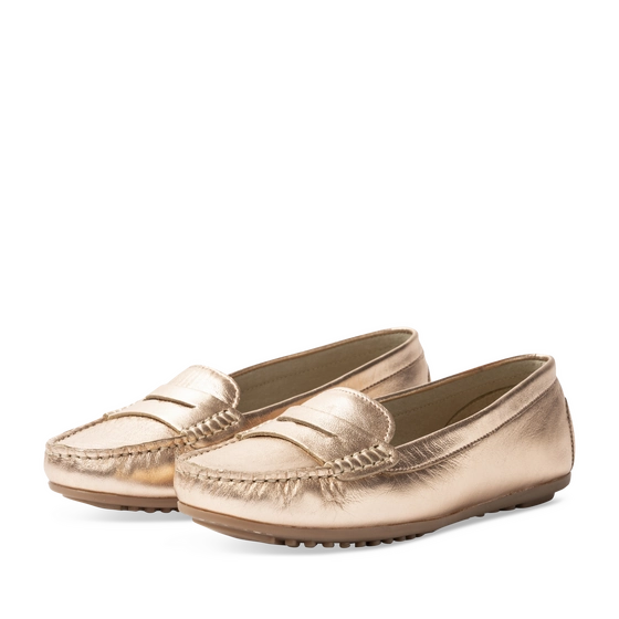 Mocassins ROSE GOLD Femme CUIR motif Uni Scratch                                                                                                     SAN MARINA
