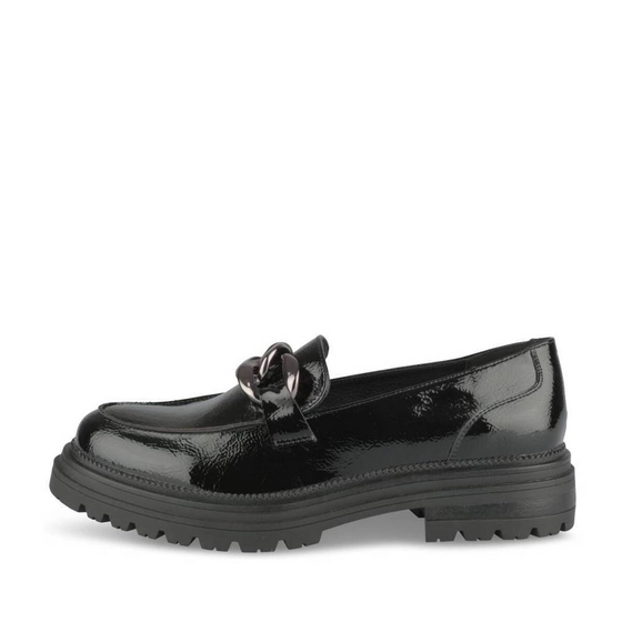 Mocassins NOIR Femme motif Chaîne A enfiler                                                                                                     MERRY SCOTT