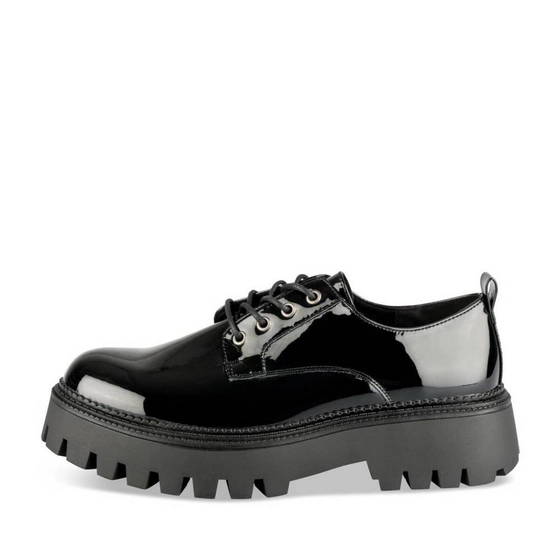 Derbies NOIR Femme motif Vernis Lacets                                                                                                     MERRY SCOTT