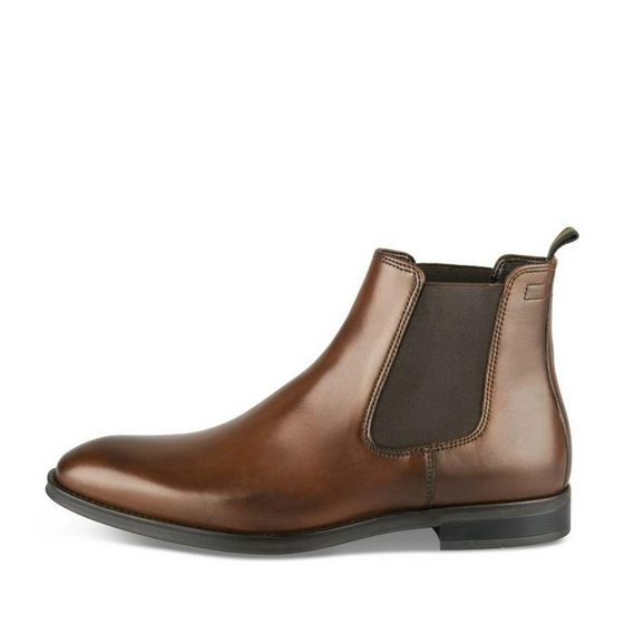 Bottines Marron Homme CUIR motif Uni A enfiler                                                                                                     MATTEO ROSSI