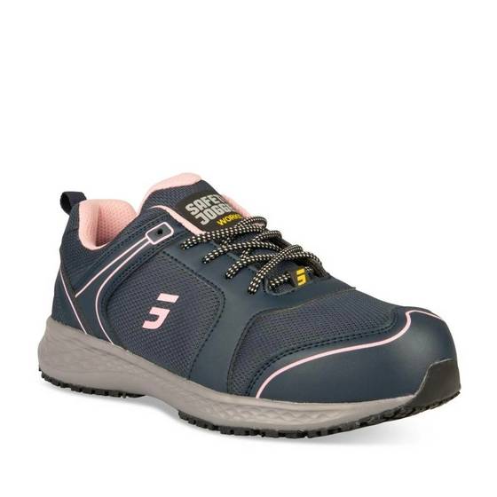 Chaussures de sécurité BLEU Femme motif Uni Lacets                                                                                                     SAFETY JOGGER