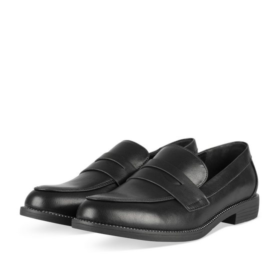 Mocassins NOIR Femme motif Uni A enfiler                                                                                                     PHILOV