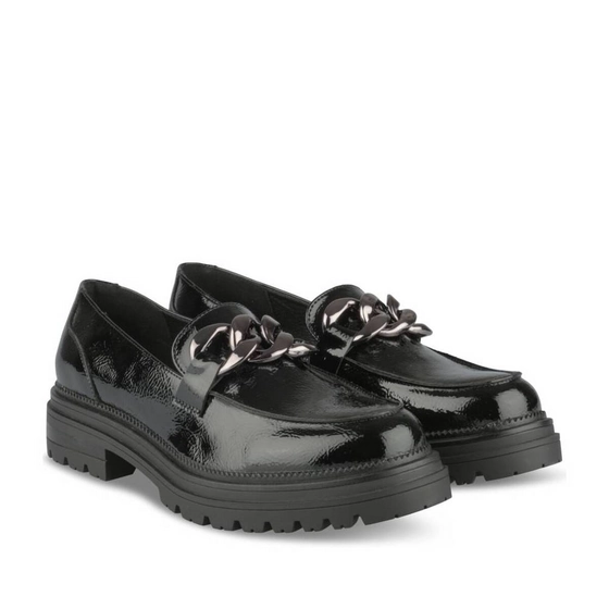Mocassins NOIR Femme motif Chaîne A enfiler                                                                                                     MERRY SCOTT