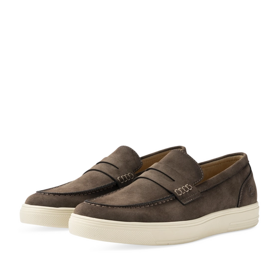 Chaussures bateau Marron Homme motif Uni A enfiler                                                                                                     PATAUGAS