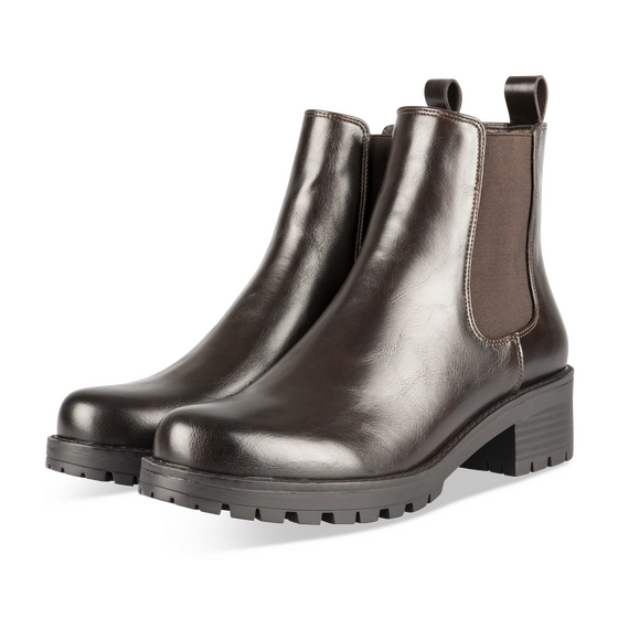 Bottines Marron Femme motif Uni A enfiler                                                                                                     PHILOV