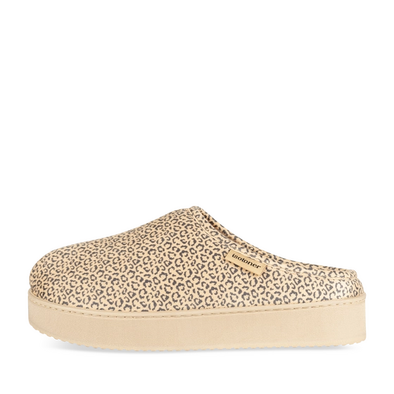 Chaussons LEOPARD Femme motif Animal A enfiler                                                                                                     ISOTONER