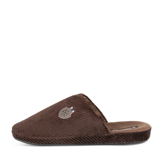 Chaussons Marron Homme motif Uni A enfiler                                                                                                     FREECODER