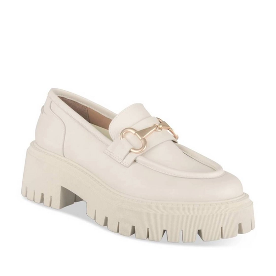 Mocassins BEIGE Femme CUIR motif Uni A enfiler                                                                                                     SINEQUANONE