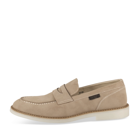 Chaussures bateau BEIGE Homme motif Uni A enfiler                                                                                                     WRANGLER