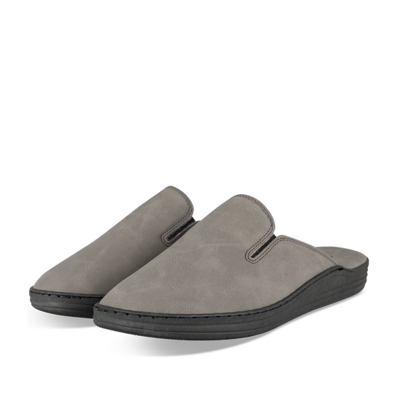Chaussons GRIS Homme motif Uni A enfiler                                                                                                     ARIZONA BY PATRIZIA