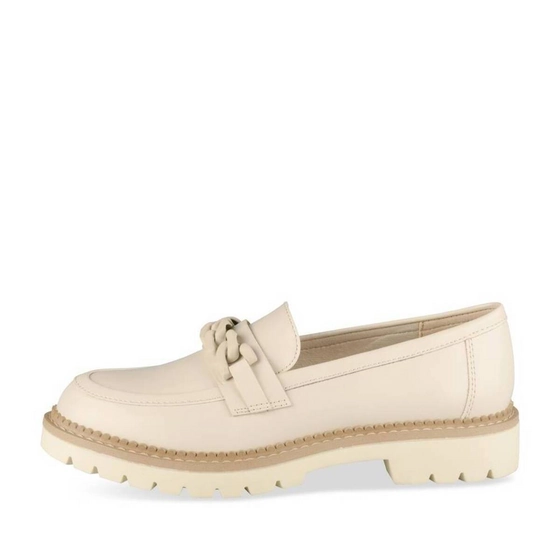 Mocassins BEIGE Femme motif Chaîne A enfiler                                                                                                     PHILOV