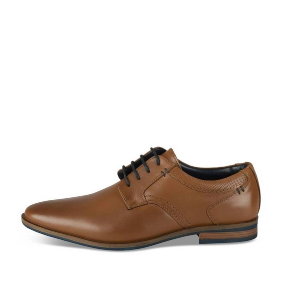 Derbies COGNAC Homme CUIR motif Uni Lacets                                                                                                     SAN MARINA