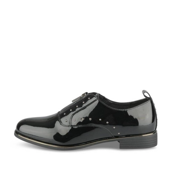 Derbies NOIR Femme motif Clouté Fermeture éclair                                                                                                     PHILOV