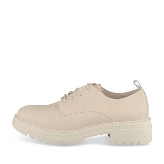 Derbies BEIGE Femme CUIR motif Uni Lacets                                                                                                     SINEQUANONE