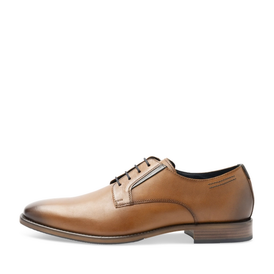 Derbies COGNAC Homme CUIR motif Uni A enfiler                                                                                                     SAN MARINA