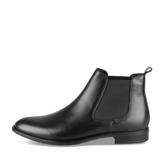 Bottines NOIR Homme CUIR motif Uni A enfiler                                                                                                     MATTEO ROSSI