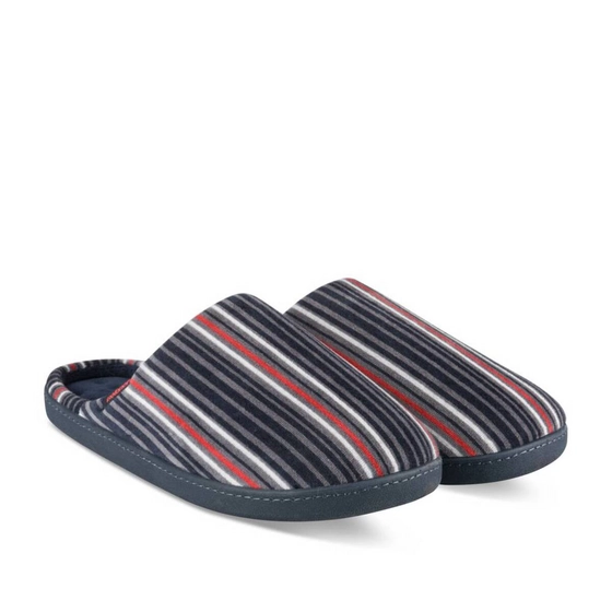Chaussons MULTICOLORE Homme motif Rayures A enfiler                                                                                                     ISOTONER