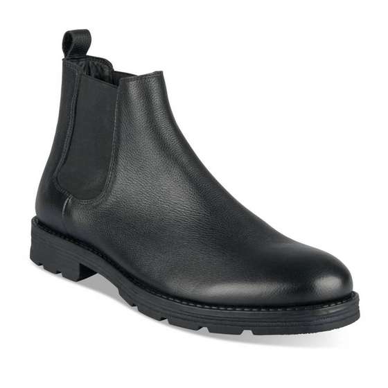 Bottines NOIR Homme CUIR motif Uni A enfiler                                                                                                     MATTEO ROSSI