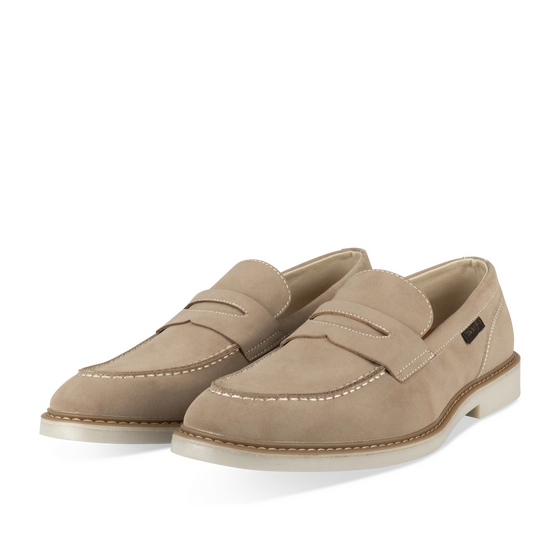 Chaussures bateau BEIGE Homme motif Uni A enfiler                                                                                                     WRANGLER