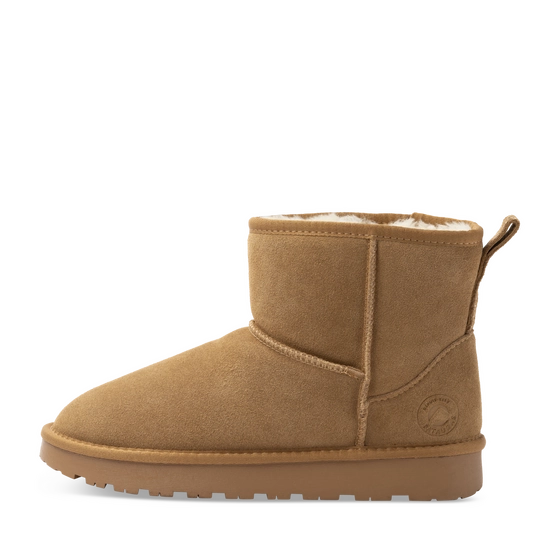 Bottines Cosy Boots COGNAC Femme motif Uni A enfiler                                                                                                     PATAUGAS CUIR