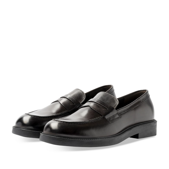 Mocassins Marron Homme CUIR motif Uni A enfiler                                                                                                     SAN MARINA
