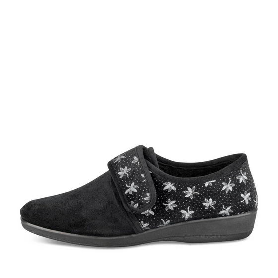 Chaussons NOIR Femme motif Uni Scratch                                                                                                     PATRIZIA