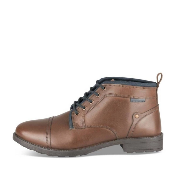 Bottines Marron Homme CUIR motif Uni A enfiler                                                                                                     MATTEO ROSSI