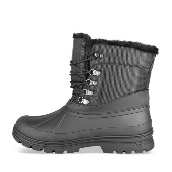 Après-ski NOIR Homme motif Uni Lacets                                                                                                     B-BLAKE