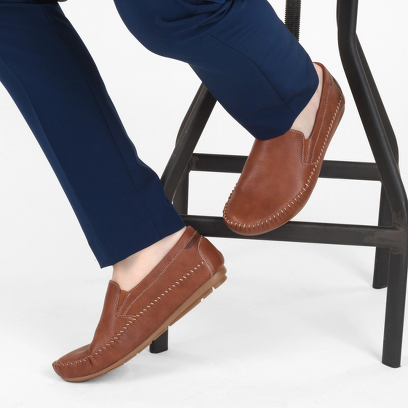 Chaussures bateau Marron Homme motif Uni A enfiler                                                                                                     CAPE BOARD