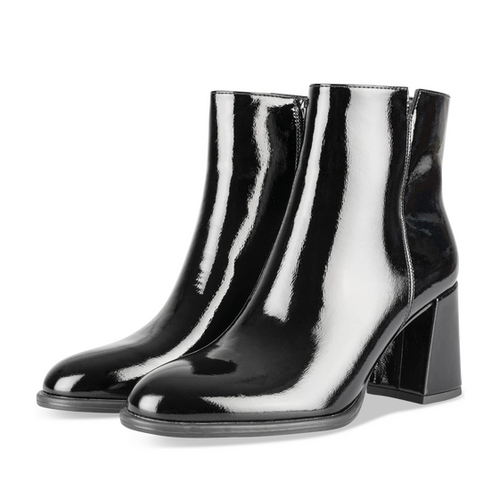 Bottines NOIR Femme motif Uni Fermeture éclair                                                                                                     SINEQUANONE