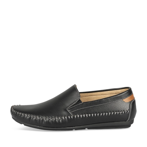 Chaussures bateau NOIR Homme motif Uni A enfiler                                                                                                     CAPE BOARD