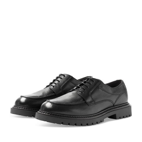 Derbies NOIR Homme CUIR motif Uni Lacets                                                                                                     SAN MARINA