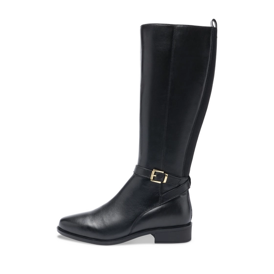 Bottes NOIR Femme CUIR motif Uni Fermeture éclair                                                                                                     SAN MARINA