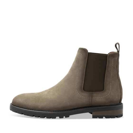 Bottines TAUPE Homme motif Uni Elastique                                                                                                     SAN MARINA