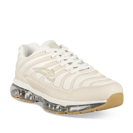 Baskets BEIGE/OR Femme motif Uni Lacets                                                                                                     AIRNESS