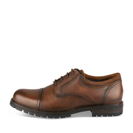 Derbies Marron Homme CUIR motif Uni Lacets                                                                                                     MATTEO ROSSI