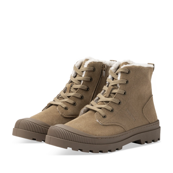 Baskets Marron Femme motif Uni A enfiler                                                                                                     PATAUGAS CUIR