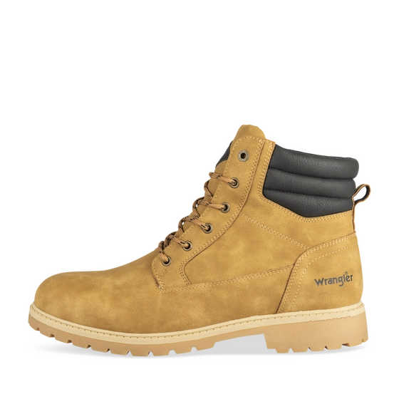 Bottines Marron Homme motif Uni Lacets                                                                                                     WRANGLER