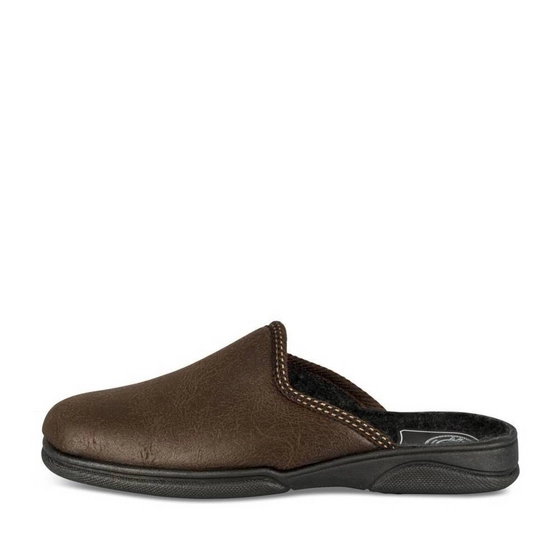 Chaussons Marron Homme motif Uni A enfiler                                                                                                     ARIZONA BY PATRIZIA