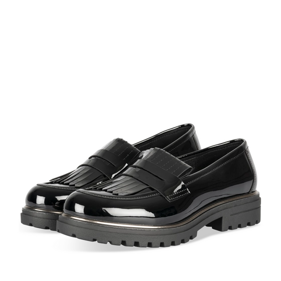 Mocassins NOIR Femme motif Uni A enfiler                                                                                                     MERRY SCOTT
