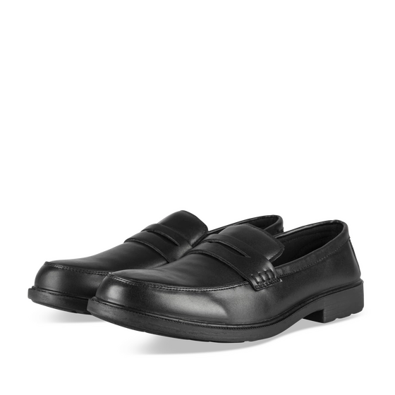 Chaussures bateau NOIR Homme motif Uni A enfiler                                                                                                     B-BLAKE