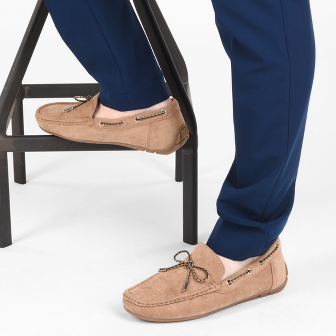 Chaussures bateau TAUPE Homme motif Uni A enfiler                                                                                                     CAPE BOARD