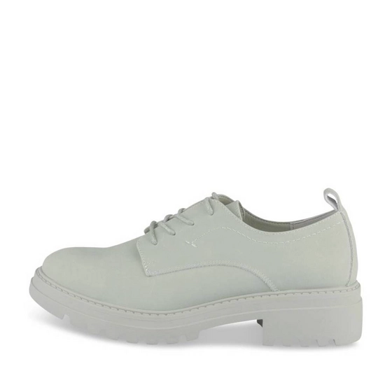 Derbies GRIS Femme CUIR motif Uni Lacets                                                                                                     SINEQUANONE