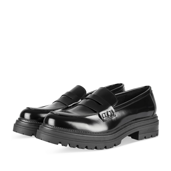Mocassins NOIR Femme motif Uni A enfiler                                                                                                     MERRY SCOTT
